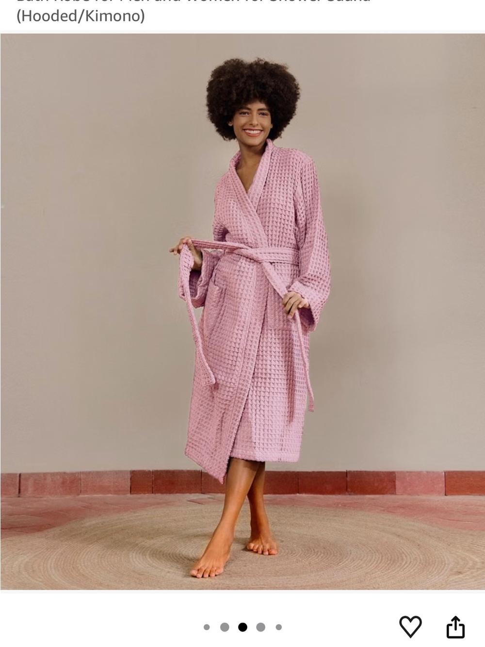 KOSMO  BATH ROBE, SIZE S-M - Picture 13 of 17